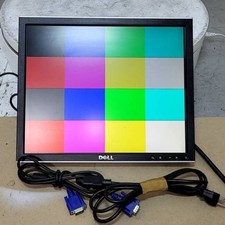 DELL 1708fpb 0fp816 17" LCD Monitor VGA DVI GRADE C SEE NOTES