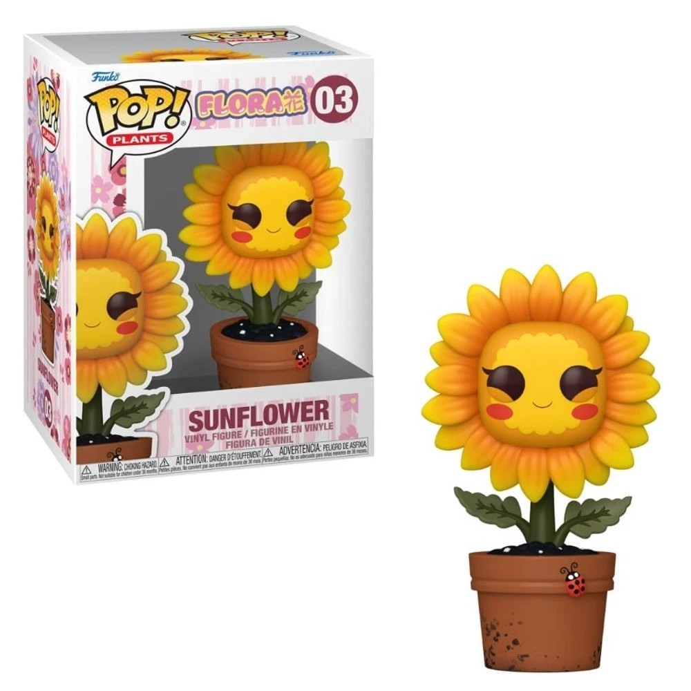 FUNKO POP PLANTS (KAWII FLORA) #03 SUNFLOWER VINYL FIGURE~FAST