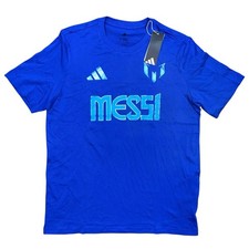 Adidas Lionel Messi Argentina Blue Soccer Jersey T Shirt, Size Medium NWT JJ1419
