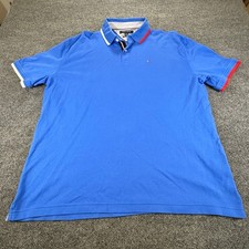 Tommy Hilfiger Men's Blue Classic Fit Short Sleeve Polo Size XL