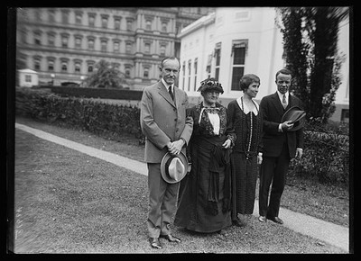 Washington DC Coolidge Grace Coolidge Theodore Roosevelt Jr 1920s White House