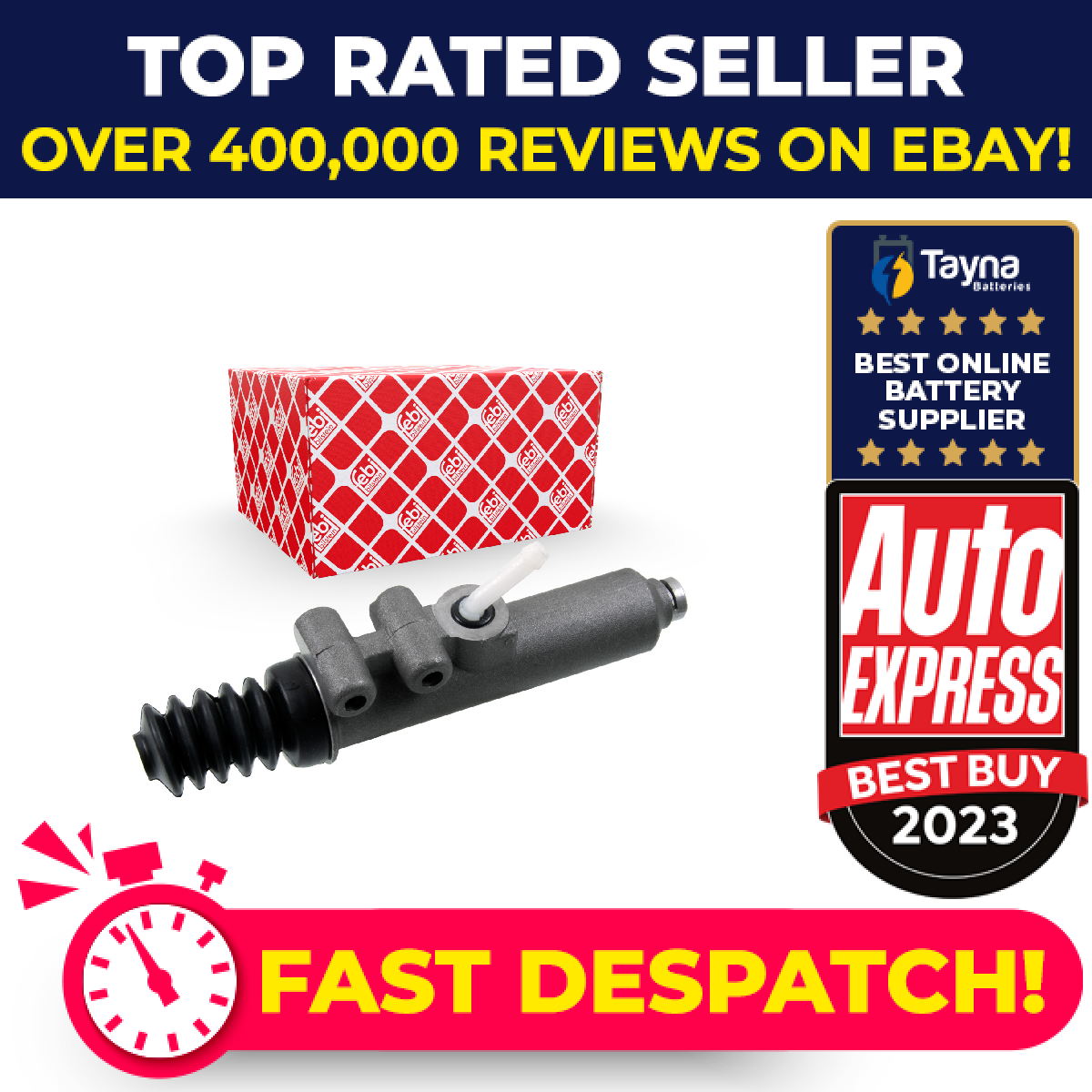 Clutch Master Cylinder 175495 Febi 81307156140 Genuine Top Quality Guaranteed