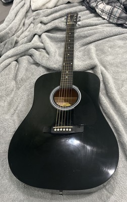 Fender SA-150N Squier Beginner Nylon String Classical Acoustic Guitar - Black