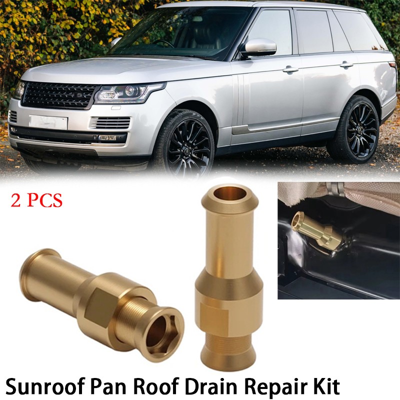 2x Brass Sunroof Pan Roof Drain Repair Kit For Land Rover Range