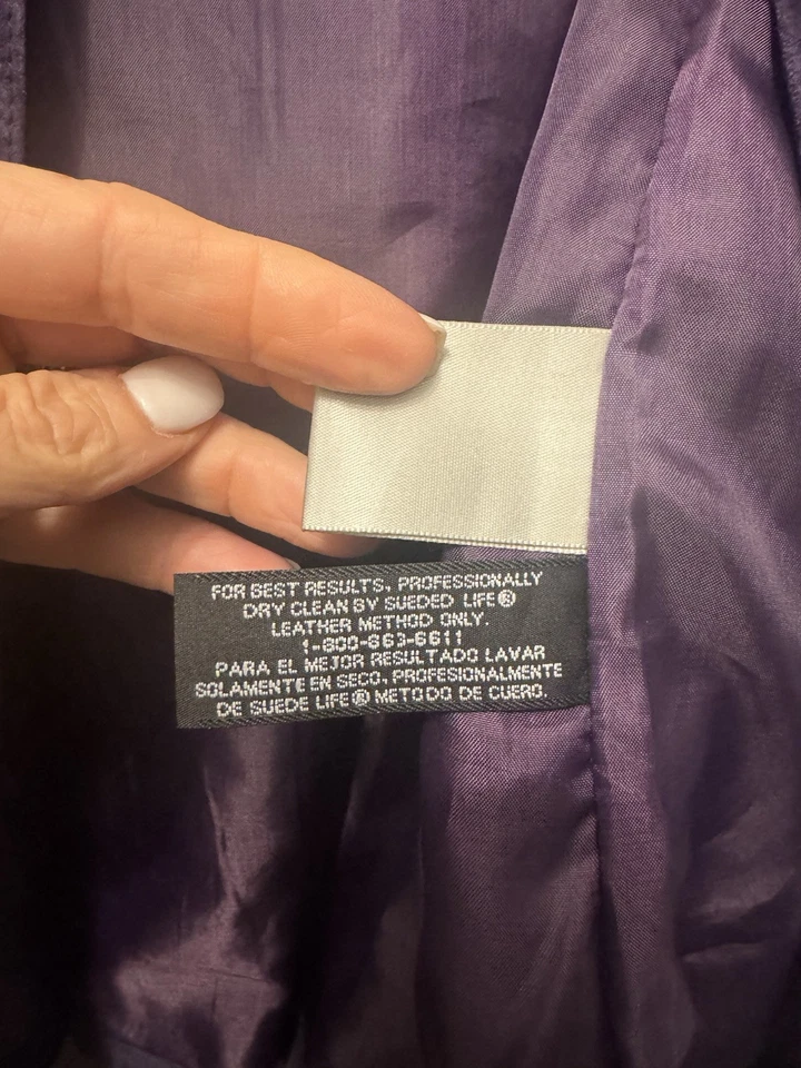 Abrigo de cuero vintage Jacqeline Ferrar  Foto 3 de 4