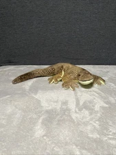 Wishpets Brown Lizard Plush SCALIE 14"L Realistic Floppy Soft Toy Pet Lovey 2006