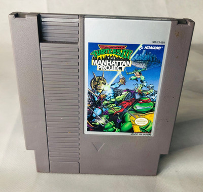 Videospiel Turtles III The Manhattan Project nur Kassette Nintendo NES USA NTSC