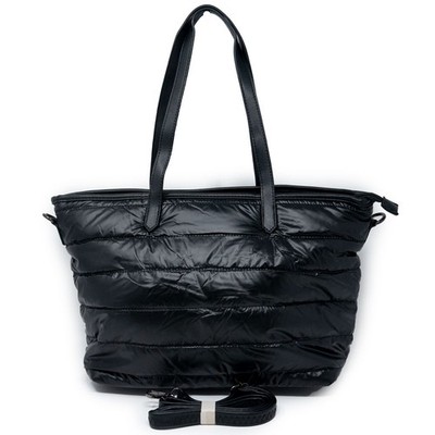 YVES SAINT LAURENT YSL Borsa Puffer piccola trapuntata nera. Donna