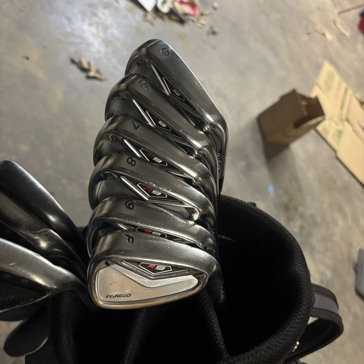 TaylorMade R9 TPフォージドアイアンセット 5-P 6本セット r9 フォージド アイアン（6本セット） Motore 60(アイアン（セット