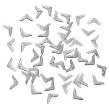 40 Pcs Fotoecken Zum Scrapbooking Buchecken Metall Eckenschutz Bildecken