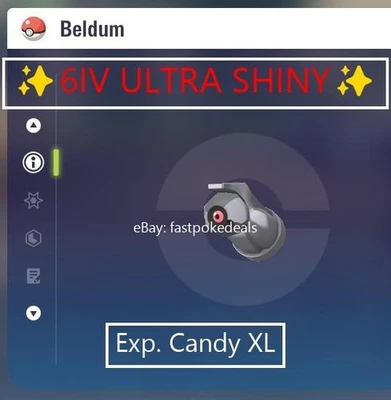Pokemon Legends ZA ✨ 6IV Shiny Alpha Beldum✨Fast 🚀