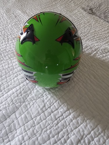 HJC CL-11 Motorcycle Helmet Green M Full Face - Picture 8 of 10