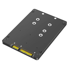 Dual M.2 B Key NGFF SSD to 2.5 SATA III Adapter HDD Disk Drive Enclosure Driver-