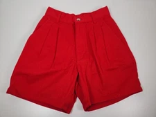 Vintage Duck Head Bottoms Pleated Red Shorts Youth Size 8- NWT- Chino Shorts
