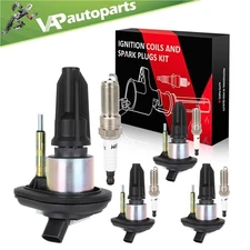 4 For 2.8L Isuzu I-280 04-06 Chevy Colorado Canyon Ignition Coil & Spark Plug