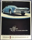 1966 Oldsmobile 26pg Brochure Cutlass 442 Starfire Toronado 98 Delta 88 Dynamic