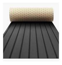 Boat Flooring EVA Foam Self-Adhesive 86.6 x43.3 /21.7 Faux Teak Marine Grey