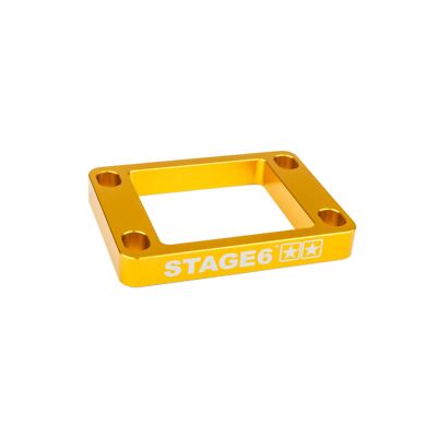 Abstandhalter Ventil Lamellen Stage6 Gelb für Derbi 50 Senda R DRD Racing
