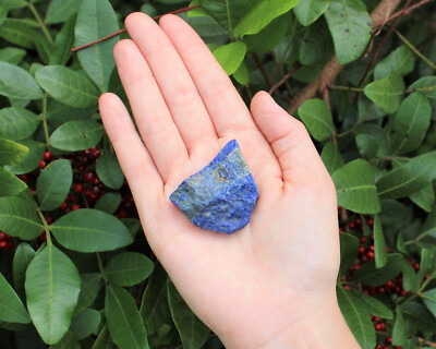 1 Lapis Lazuli Rough Natural Stone (Premium Quality 'A' Grade Raw Lapis Crystal)