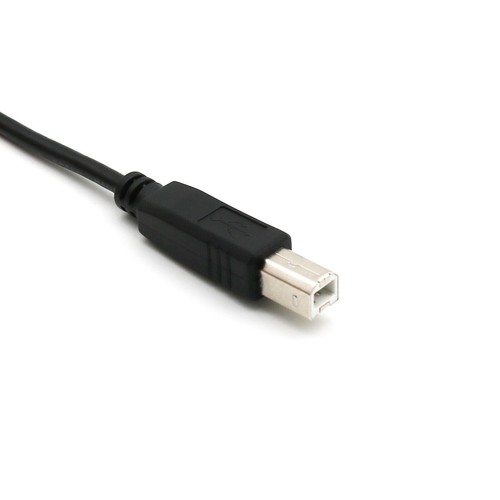 1x USB 2.0 B Male To B Female Socket Panel Mount Printer Extension Cable 1M/3FT - Picture 3 of 6