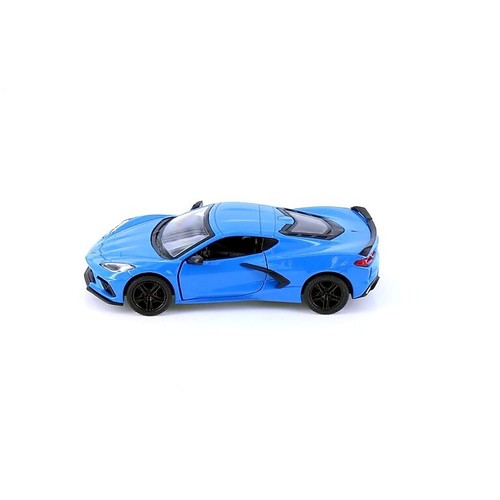 5432) Kinsmart escala 1:36 -5"." Corvette C8 2021 - coche de juguete diecast color azul - Imagen 6 de 6