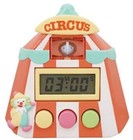 Hashy Top-in Jumping Kitchen Timer Circus 8.5 × 3.2 × 8.6cm Red from Japan 2090