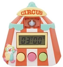 Hashy Top-in Jumping Kitchen Timer Circus 8.5 × 3.2 × 8.6cm Red from Japan 2090