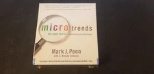 NIB Microtrends By Mark J Penn Unabridged 10 CD Audio Book Read By Brett Barry 