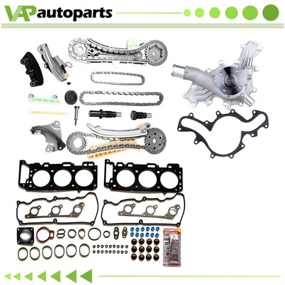 Water Pump Head Gasket Set Timing Chain Kit For 04 Ford Explorer Sport Trac 4.0L