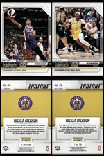 (2) 2024 Panini Instant WNBA Rickea Jackson ROOKIE CARDS SP Sparks #58 & #70 RC