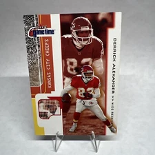 2001 Fleer Game Time Football Card #102 Derrick Alexander 