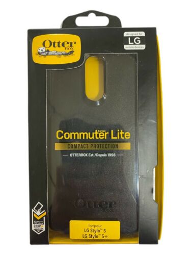 OtterBox Commuter Lite Series Case for LG Stylo 5 & LG Stylo 5+ Plus - Black - Picture 1 of 2