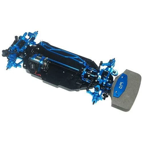 YEAH RACING ALU TUNING Aluminium-Umbausatz für Tamiya TT02 Blau CK-TT02BU - Bild 2 von 4