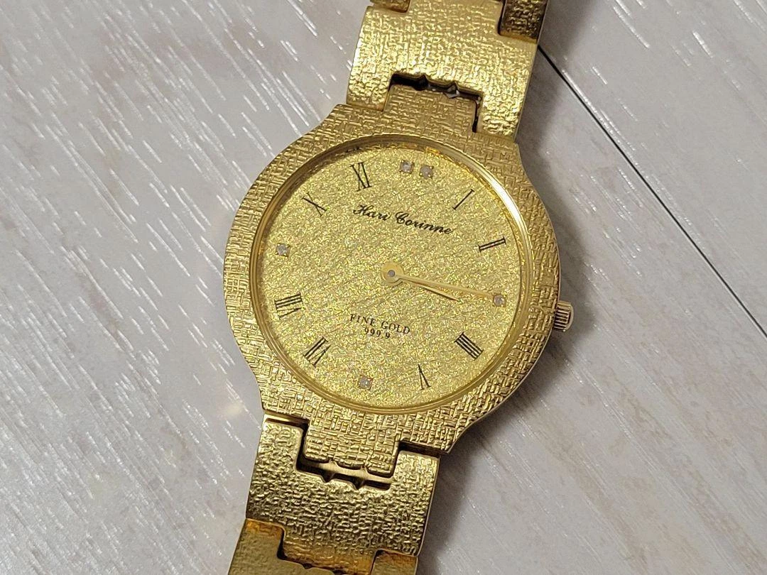 Watch Pure Gold 24K Dial FINE GOLD 999.9 Type WP0GG7