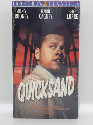 QUICKSAND VHS Movie Mickey Rooney 1950 Front Row Entertainmen(2001) New & Sealed