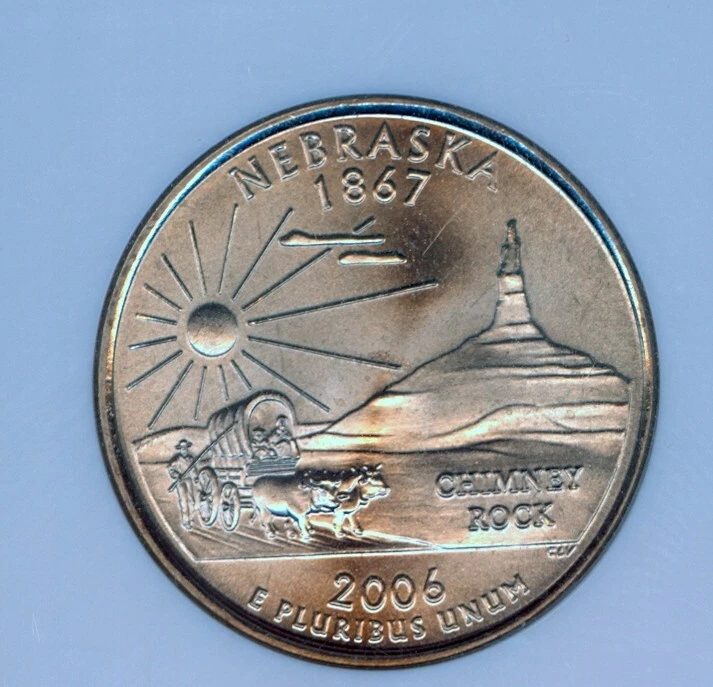 2006 -D SMS NEBRASKA State Territorial Quarter MS69 by NGC - Image 2 of 3