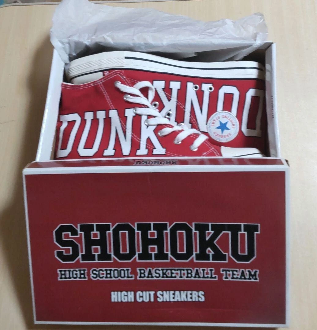 ⭐︎coco⭐︎ No.27RVハート白No.29RVハート黒イニシャルn×2 Slam Dunk Converse Collaboration Sneakers New In Box 27cm Japan