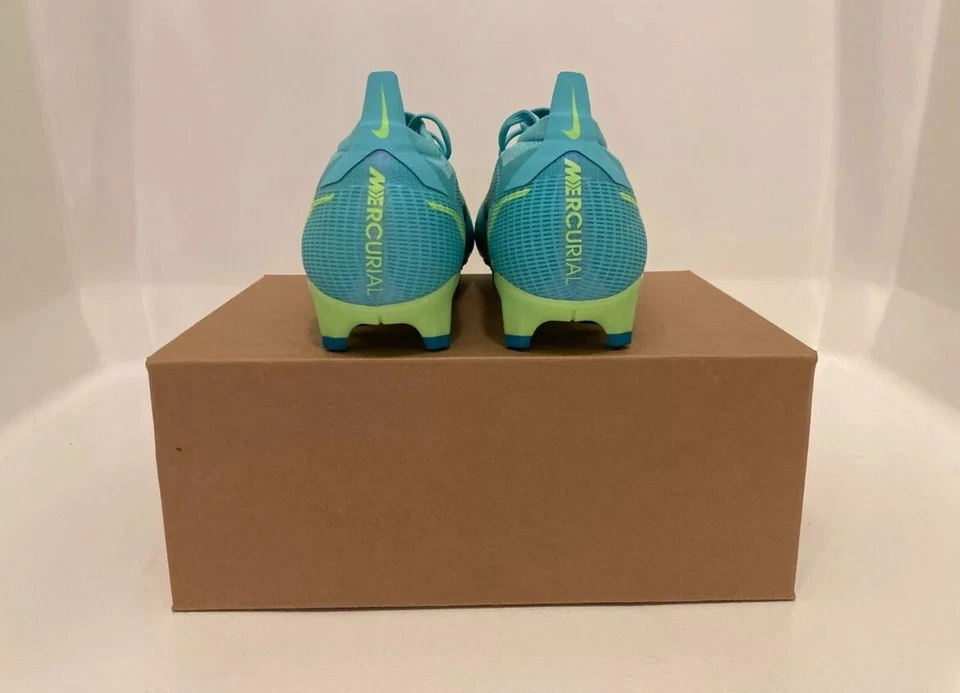 Nike Mercurial Vapor 14 Pro FG Blue Green Soccer Cleats Mens Size 12 CU5693-403 - Image 4 of 4