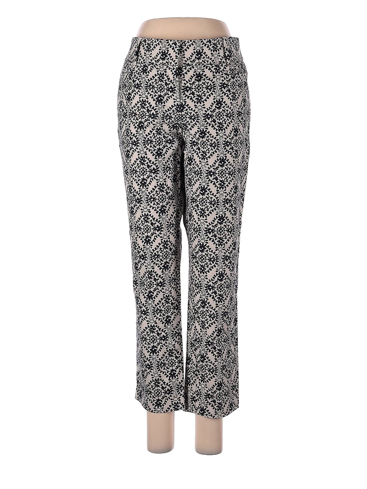 Calça de Algodão Ann Taylor Paisley para mulheres