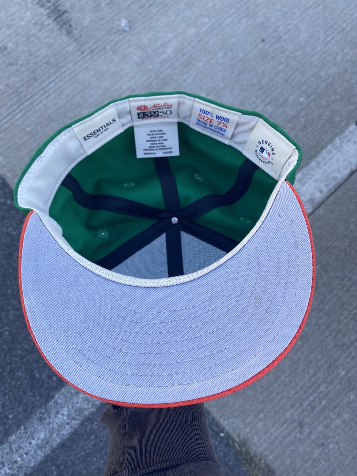 New Era Fear Of God Essentials 59fifty Hat 7 1 4 Gem