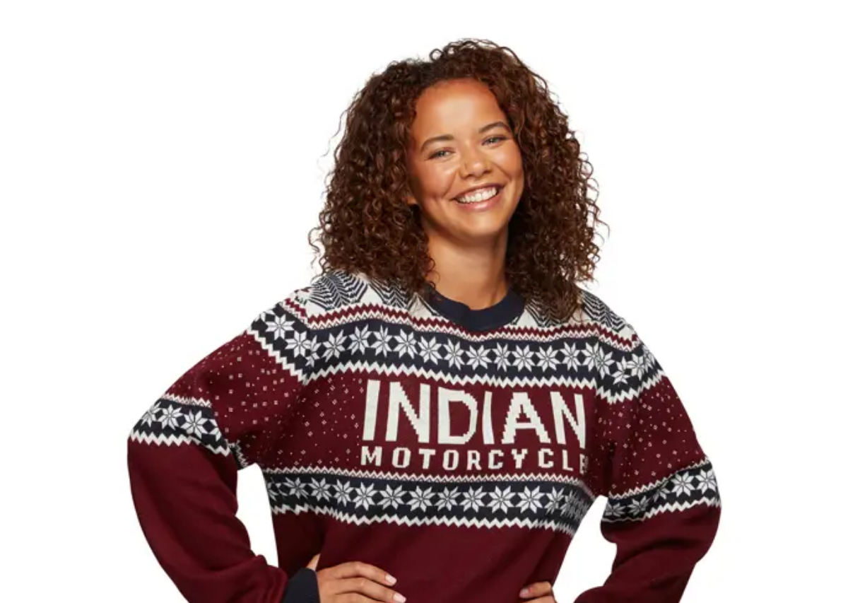 Indian Motorcycle Unisex Indian Motorcycle Holiday Sweater 2833448