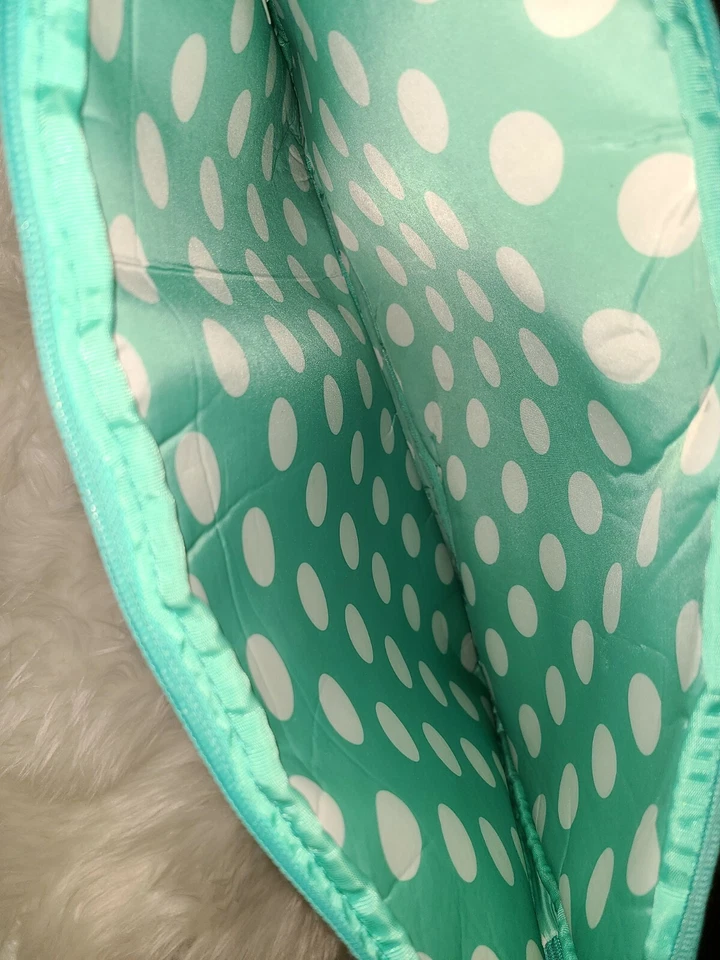 Studio C Chevron On Macbook Pro Air Laptop Sleeve  Notebook Case Teal/Linen 16" - Image 3 of 4