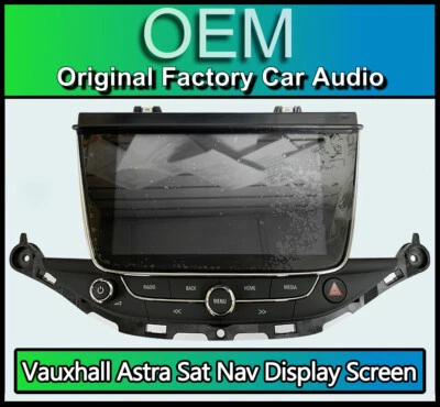 Vauxhall Astra K Sat Nav display screen Navigation media radio repair 39042448 - Image 1 of 4