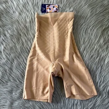 HoneyLove High Waist Shapewear Women Size XS Beige Shaping Slimming Short Bottom