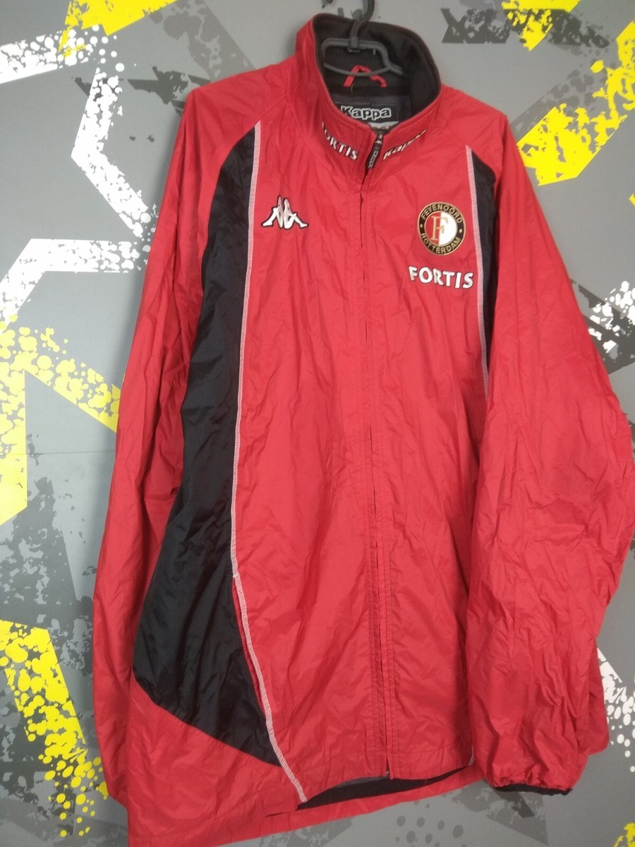 Feyenoord Rotterdam Vintage Training Jacket With Zipped kappa Mens