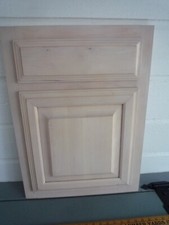 Solid Maple Prestige Cabinets Sample Cupboard Panel Drawer Door Hinges 24.5 x 18