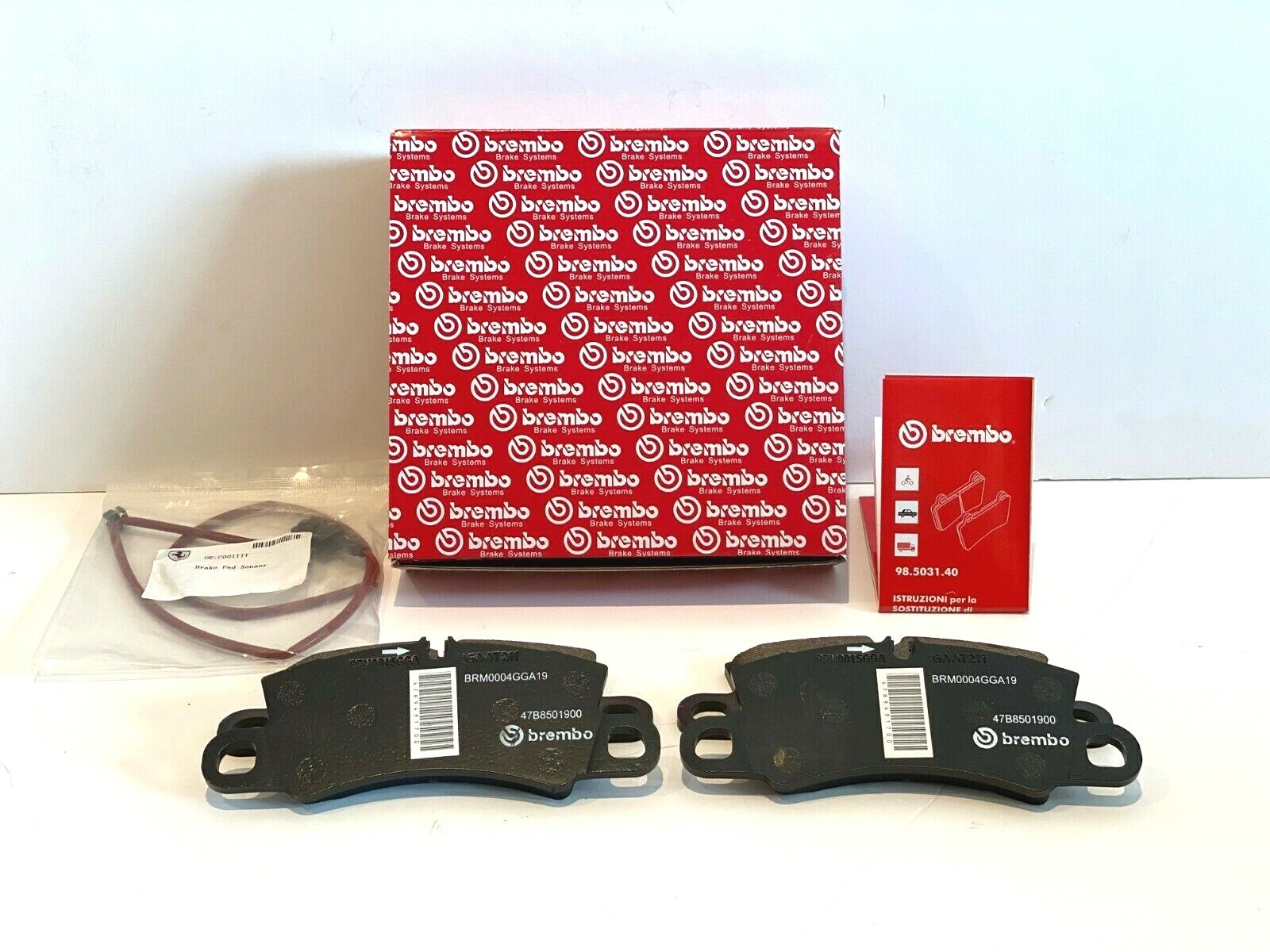🚚Ferrari 488, F8, F12 & 812 Rear Brake Pad Set
