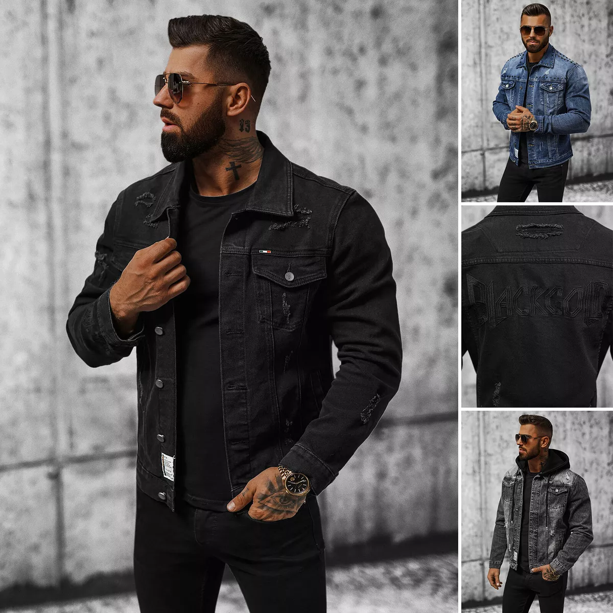 Sweat denim jacket cheap