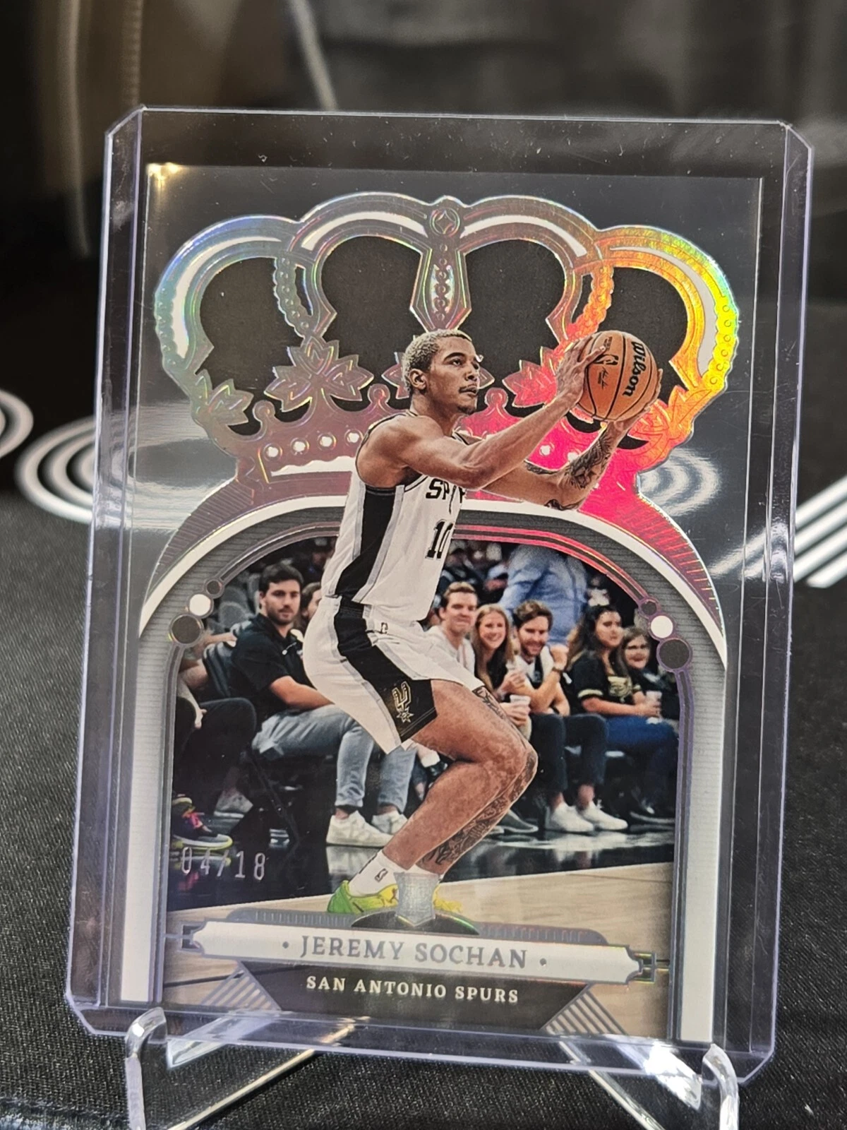 2022-23 Panini Crown Royale - Asia Silver #53 Jeremy Sochan /18 (RC)