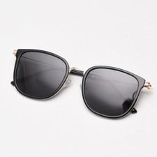 Men Women TR90 Light Sunglasses Fashion Slim Metal Frame Polarized Sunglasses